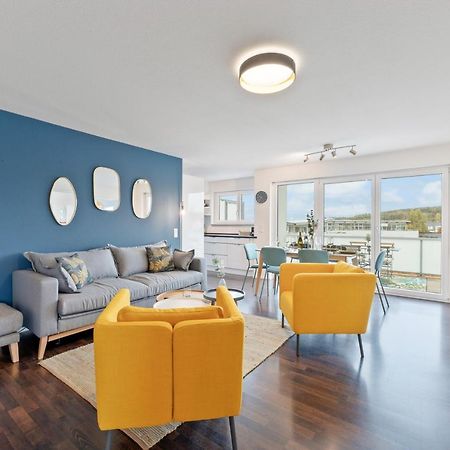 Design-Apartment - Kueche - Dachterrasse - Zentral 라인펠덴에흐터딘겐 외부 사진