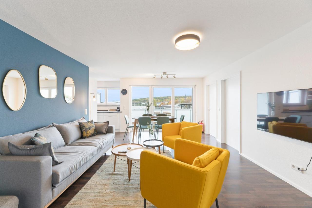 Design-Apartment - Kueche - Dachterrasse - Zentral 라인펠덴에흐터딘겐 외부 사진