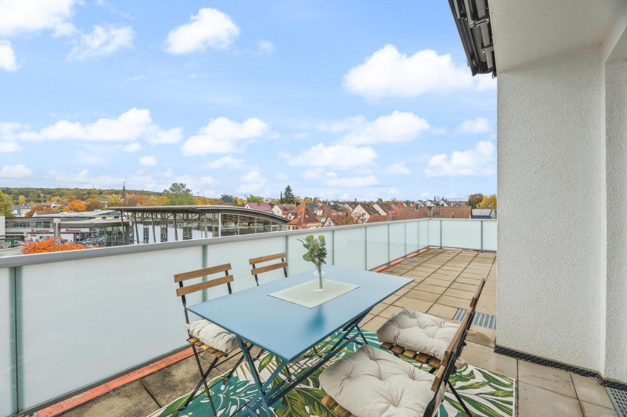 Design-Apartment - Kueche - Dachterrasse - Zentral 라인펠덴에흐터딘겐 외부 사진