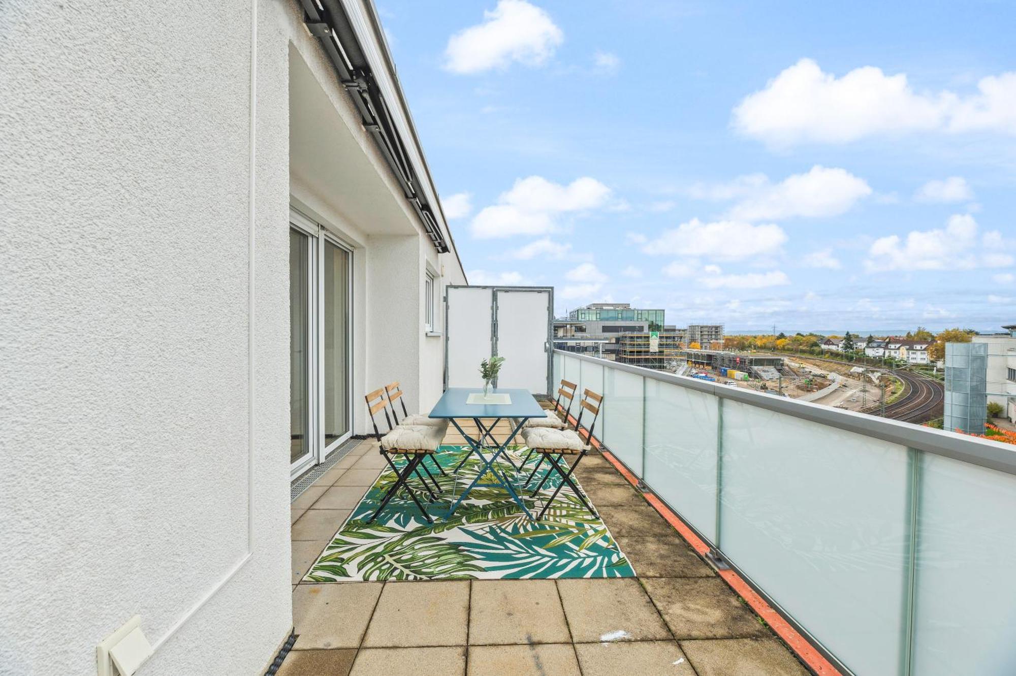 Design-Apartment - Kueche - Dachterrasse - Zentral 라인펠덴에흐터딘겐 외부 사진
